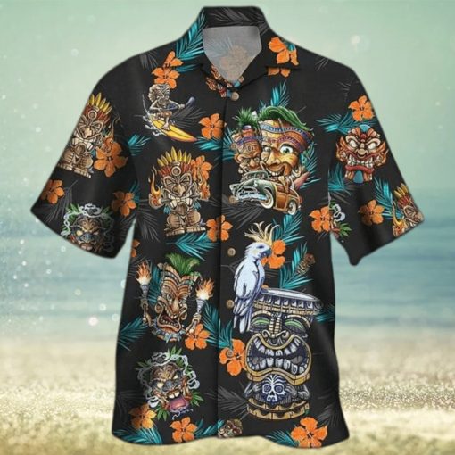 Unisex Aloha Tiki Hawaiian Shirt Summer