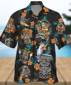 Unisex Aloha Tiki Hawaiian Shirt Summer