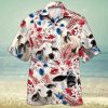 Unisex Beach Shirt Awesome Horse American Born To Ride Hawaiian Shirts