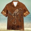 Unisex Hereford Cattle Texas Flag Hawaiian Shirt