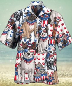 Unisex Dog Independence Day Hawaiian Shirts