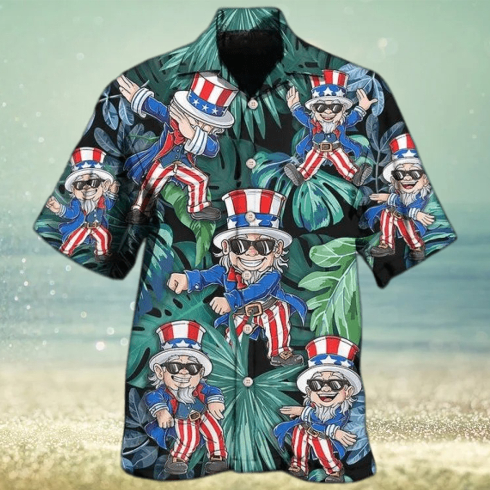 Unisex Happy Dance Independence Day Hawaiian Shirts For Men Unisex Happy Dance Independence Day Hawaiian Shirts For Men