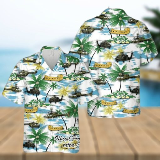 United States Army Helicopters Hawaiian Shirt
