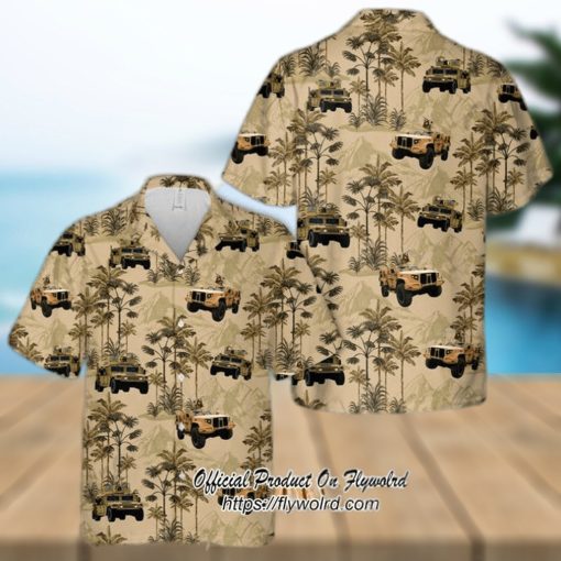 United States Army Vehicles Hawaiian Shirt