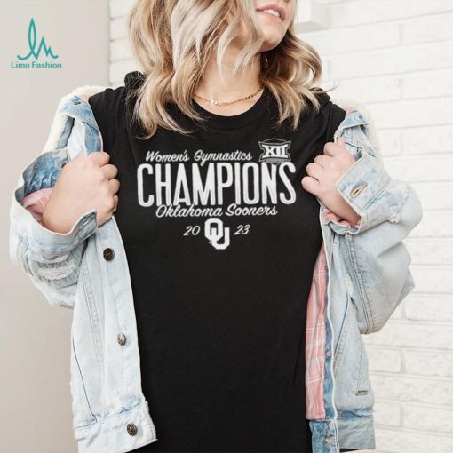 University Oklahoma Women’s Gymnastics 2023 Big 12 Champions shirt