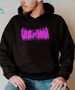 Veil Of Maya Death Metal (Pink) Black Long Sleeve T Shirt