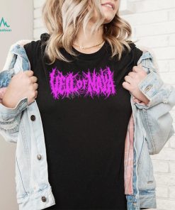 Veil Of Maya Death Metal (Pink) Black Long Sleeve T Shirt