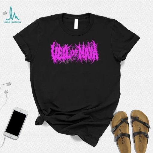 Veil Of Maya Death Metal (Pink) Black Long Sleeve T Shirt