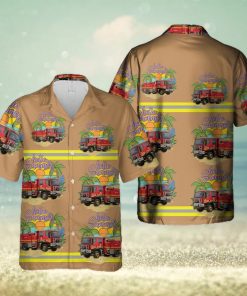 Victoria Fire Service Truck Amazing Design Unisex Hawaiian Shirt