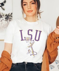 Vintage Lsu Dunking Tiger Basketball Shirt