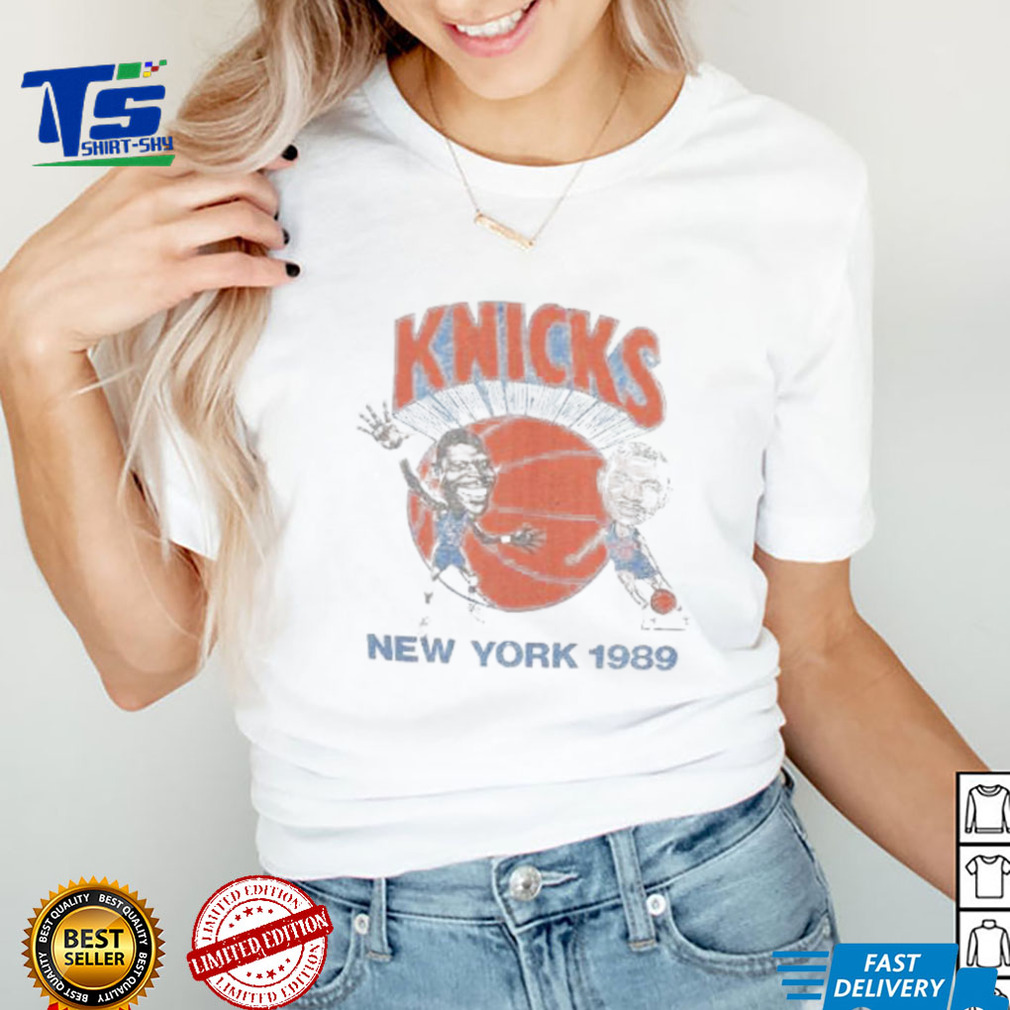 Vintage Patrick Ewing & Mark Jackson 1989 New York Knicks shirt