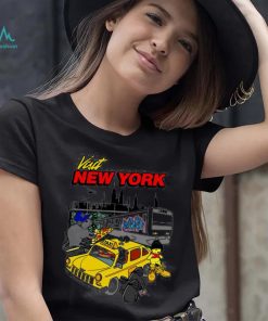 Visit New York cartoon art shirt