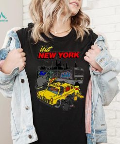 Visit New York cartoon art shirt
