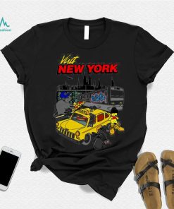 Visit New York cartoon art shirt