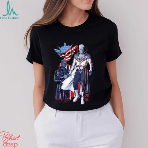 WWE Patriotic Cody Rhodes Full Body Americana Shirt