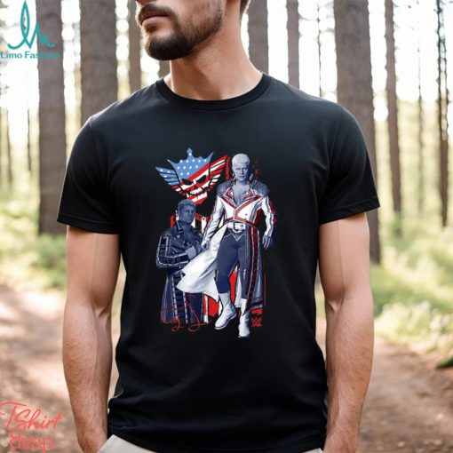 WWE Patriotic Cody Rhodes Full Body Americana Shirt