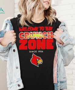 Welcome To The Crunch Zone Louisville Cardinals Since 1956 Shirt