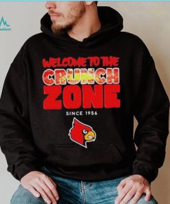 Welcome To The Crunch Zone Louisville Cardinals Since 1956 Shirt