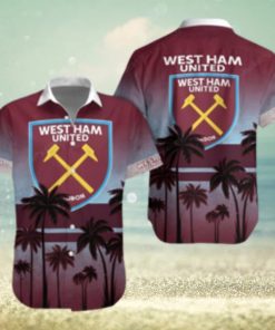 West Ham United FC Summer Beach Shirt and Shorts Full Over Print