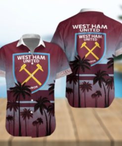 West Ham United FC Summer Beach Shirt and Shorts Full Over Print