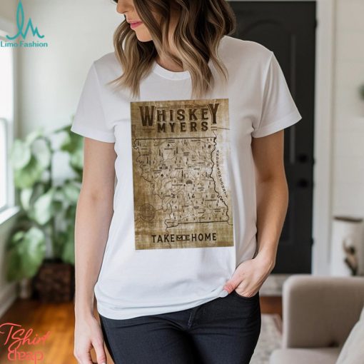 Whiskey myers wiggy thump take me home april 15 2023 Palestine Texas poster t shirt