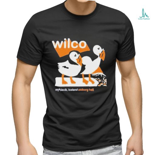 Wilco Iceland Puffins 2023 Show T Shirt