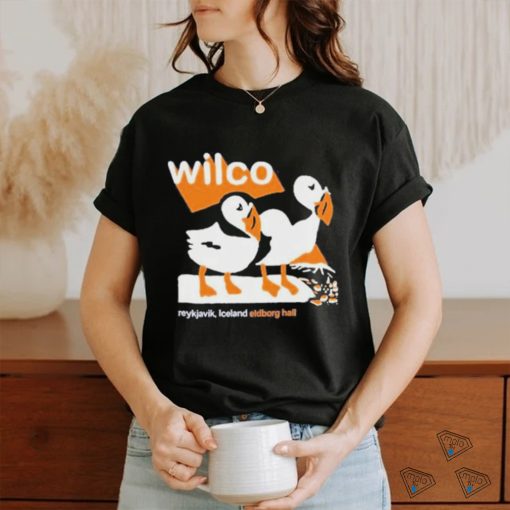 Wilco Iceland Puffins 2023 Show T Shirt