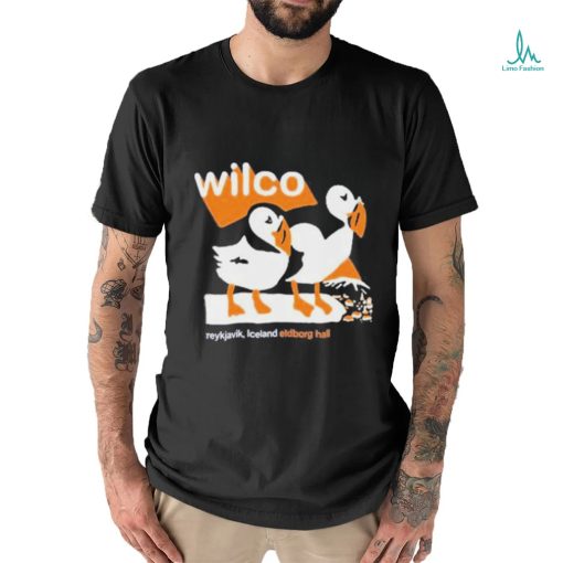 Wilco Iceland Puffins 2023 Show T Shirt