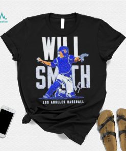 Will Smith Los Angeles Dodgers Baseball Name Blocks Shirt