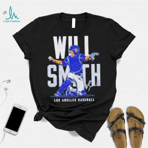 Will Smith Los Angeles Dodgers Baseball Name Blocks Shirt