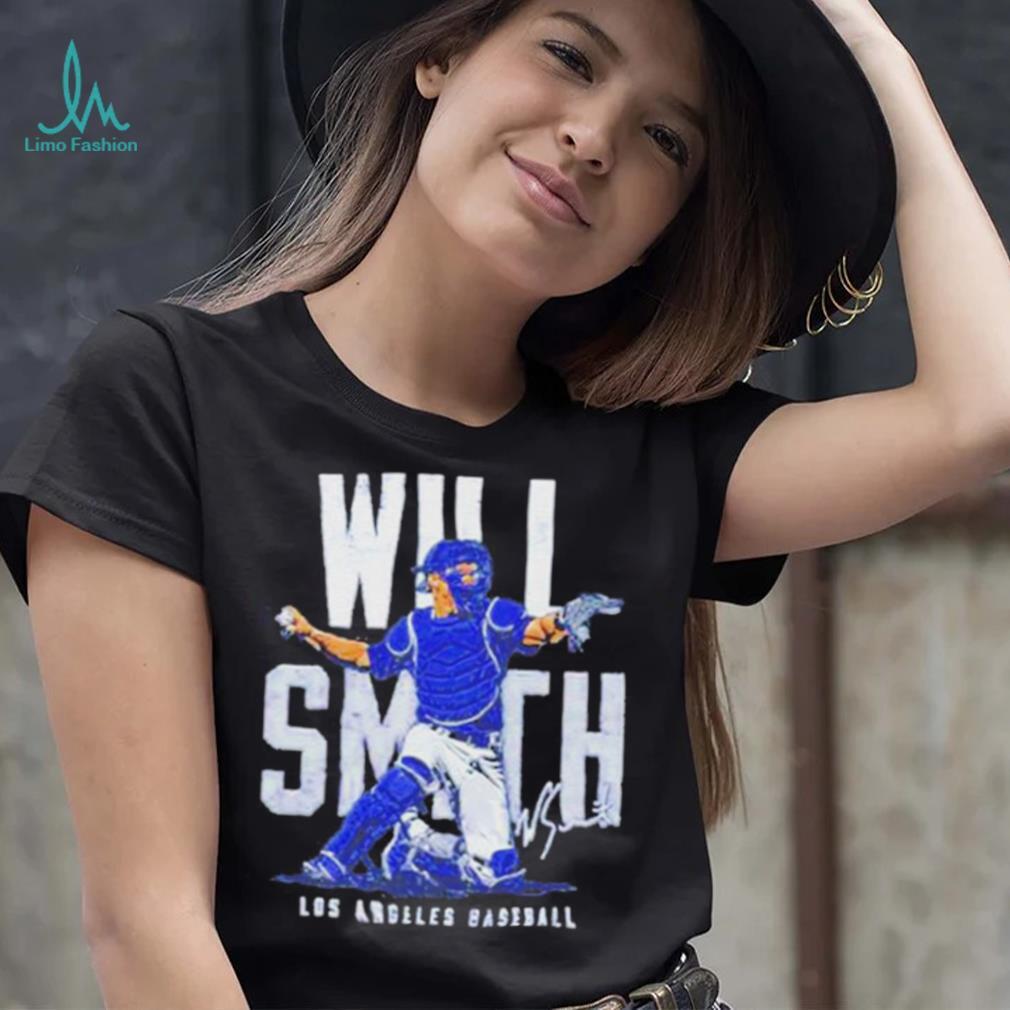 Will Smith Los Angeles Dodgers Baseball Name Blocks Shirt - Limotees