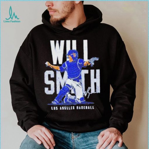 Will Smith Los Angeles Dodgers Baseball Name Blocks Shirt