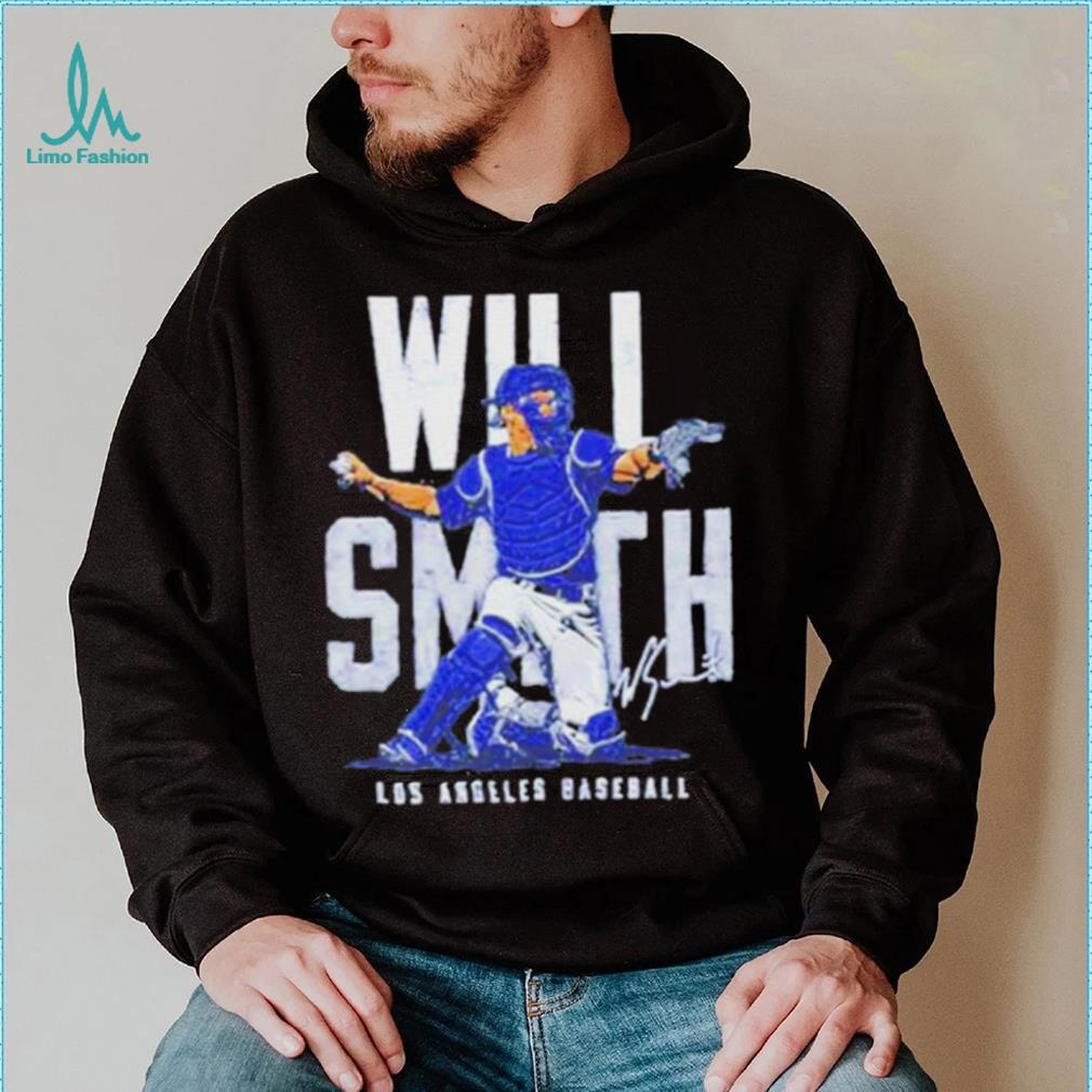 Will Smith Los Angeles Dodgers Baseball Name Blocks Shirt - Limotees