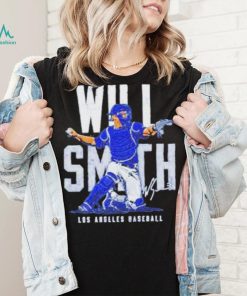 Will Smith Los Angeles Dodgers Baseball Name Blocks Shirt