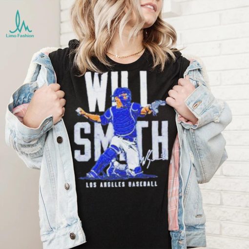 Will Smith Los Angeles Dodgers Baseball Name Blocks Shirt