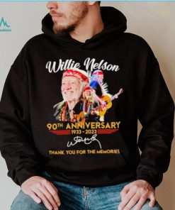 Willie Nelson 90Th Anniversary 1933 2023 thank you for the memories signature shirt