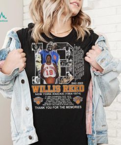 Willis Reed 1942 – 2023 New York Knicks 1964 – 1974 Thank You For The Memories T Shirt