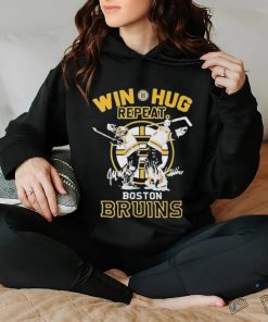 Win Hug Repeat Jeremy Swayman And Linus Ullmark Boston Bruins 2022 2023 Signatures T shirt