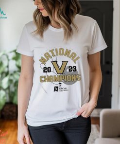 Women’s bowling vanderbilt commodores 2023 national college bowling champions t shirt