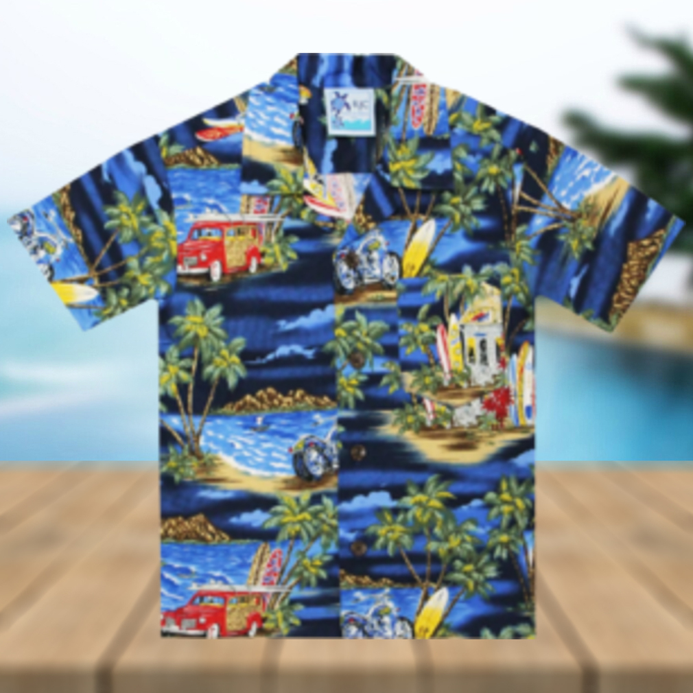 Woody Paradise Multicolor Unique Design Hawaiian Shirt