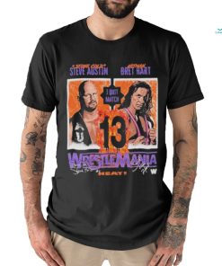 WrestleMania 13 Bret The Hitman Hart Vs Stone Cold Steve Austin Shirt