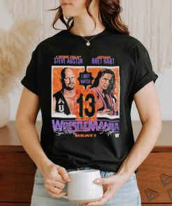 WrestleMania 13 Bret The Hitman Hart Vs Stone Cold Steve Austin Shirt