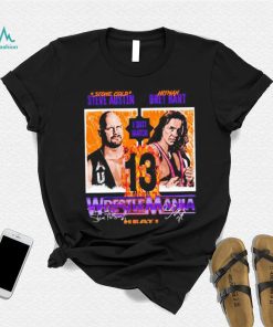 WrestleMania 13 Bret The Hitman Hart vs. Stone Cold Steve Austin shirt