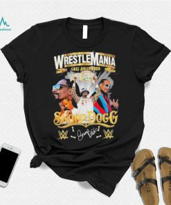 WrestleMania Goes Hollywood Snoop Dogg Siganture T Shirt