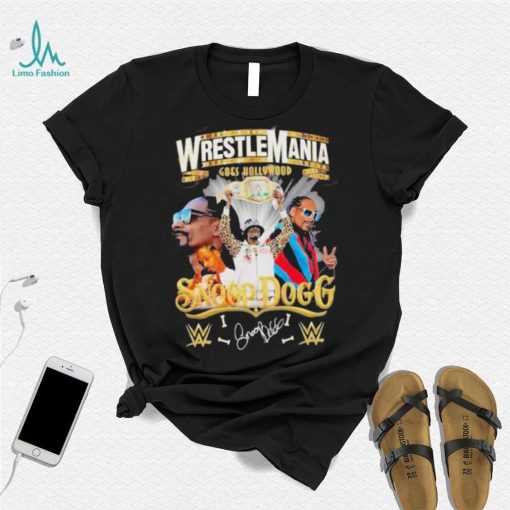 WrestleMania Goes Hollywood Snoop Dogg Siganture T Shirt