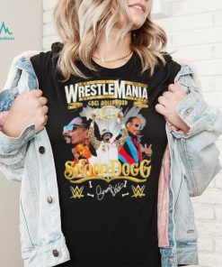 WrestleMania Goes Hollywood Snoop Dogg Siganture T Shirt