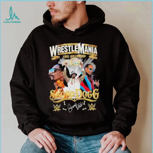 WrestleMania Goes Hollywood Snoop Dogg Siganture T Shirt