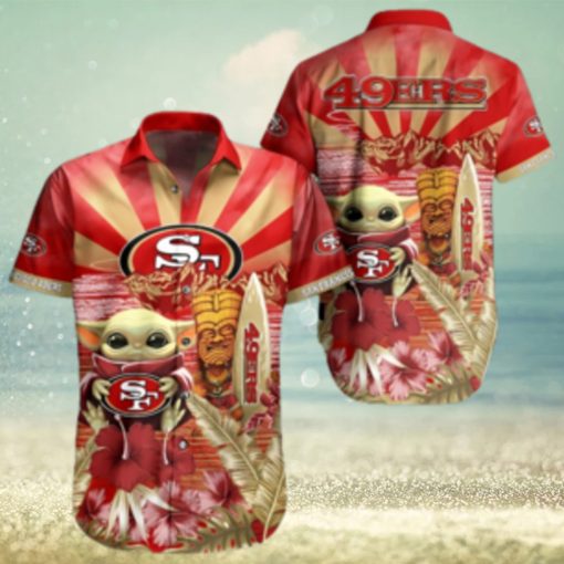 Yoda San Francisco 49ers Nfl Hawaii Full 3d Shirt For Fans 1