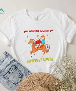 You are not immune to letting it linger cat shirt