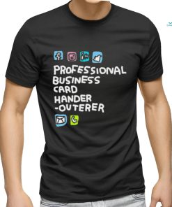 Zoebreadtok Professional Business Card Hander Outerer Shirt